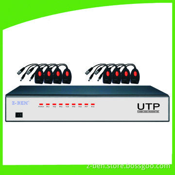 CCTV Receiver and Transmitter with 8-channel Power Video Transmitter and 300m Effective Distance